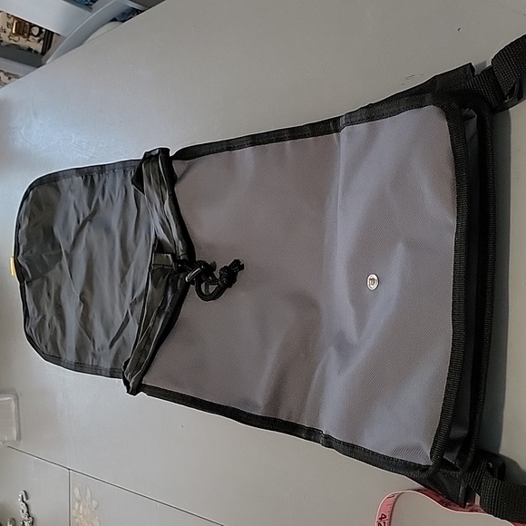 NWT Culture Fly x DC Comics Collab Batman Fold Up Backpack Gray, Black, Yellow - Picture 6 of 6